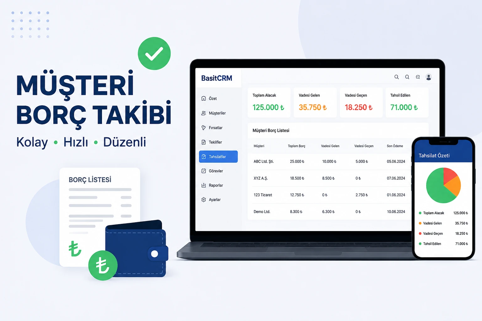 Müşteri Borç Takip Programı Arayanlar İçin Kolay Çözüm